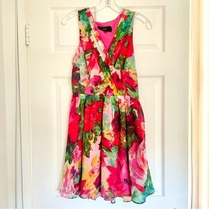 Jack Floral Sleeveless V-Neck Dress